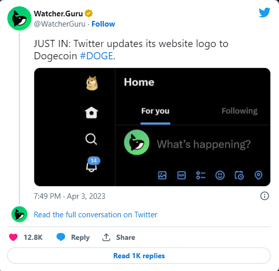 Sarà Dogecoin la valuta di Twitter?