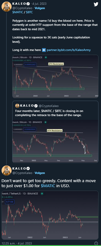 L'analista predice incrementi per Dogecoin, Pepe e Polygon